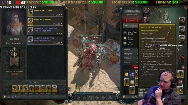 Diablo IV Launch Day 11!~ (Grinding To 100) смотреть онлайн