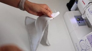Как сшить салфетку для сервировки стола с красивым уголком - как сделать угол конвертом - DIY