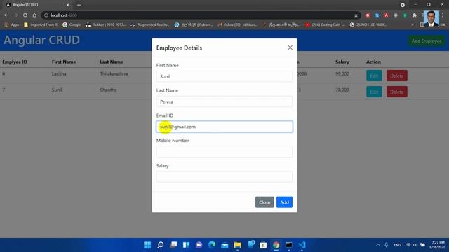 Angular CRUD App смотреть онлайн
