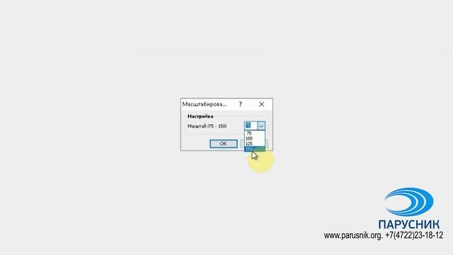 Изменение масштаба в "Парус-Бюджет8" смотреть онлайн