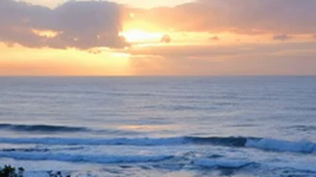 Шум волн океана. The sound of the ocean waves. смотреть онлайн