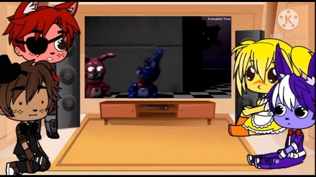Fnaf 1 react to "Try not laugh" смотреть онлайн