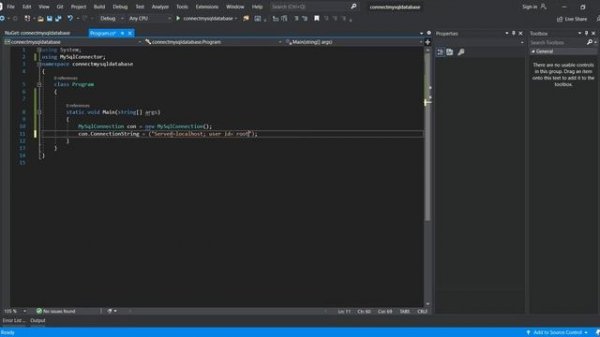 How to connect MYSQL with C# 2021 || #C# || Visual Studio