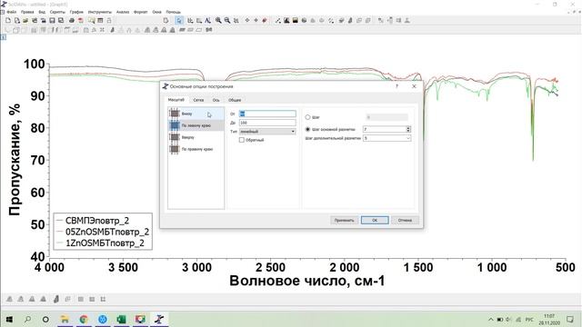 Видео-инструкция по обработке ИК-спектров. Video tutorial for processing IR spectra. смотреть онлайн