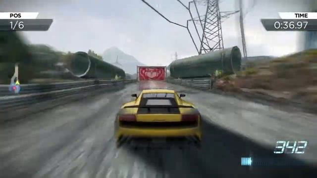 NFS MW 2012 iOS - Lamborghini Gallardo LP570-4 SuperLeggera смотреть онлайн