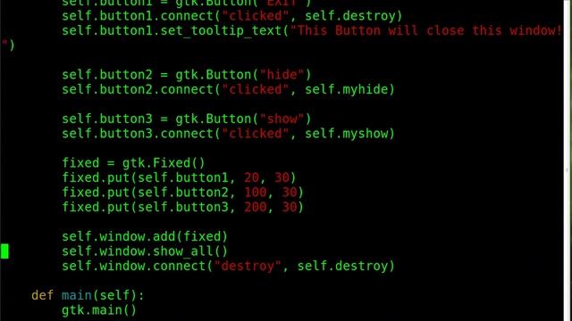 Python - GTK GUI - Tutorial #5 - Titles and Tooltips смотреть онлайн