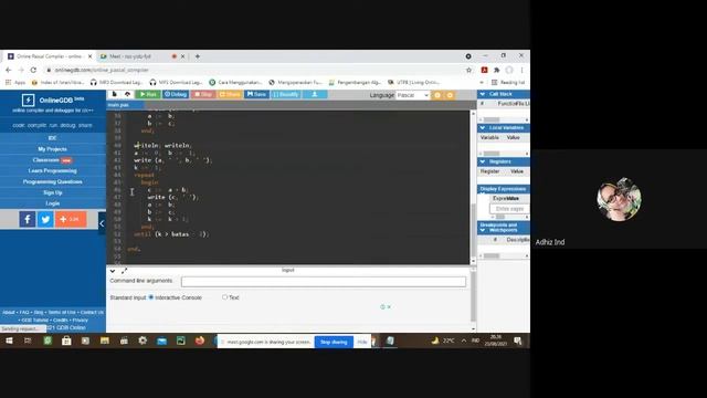 Deret Fibonacci Pada Tiga Struktur Perulangan #PascalProgramming #KonsepLooping смотреть онлайн