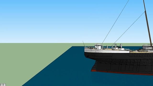 Titanic inside cut view - Titanic vue en coupe OniAnimationSketchup.n°23 смотреть онлайн
