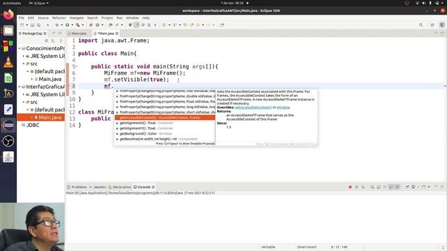 GUI Java - Comenzando una interfaz gráfica herencia de clase Frame смотреть онлайн
