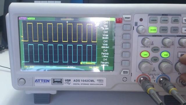 PRUEBA DE OSCILOSCOPIO ATTEN ADS 1042CML смотреть онлайн