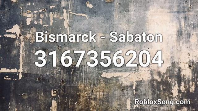 Bismarck - Sabaton Roblox ID - Roblox Music Code смотреть онлайн