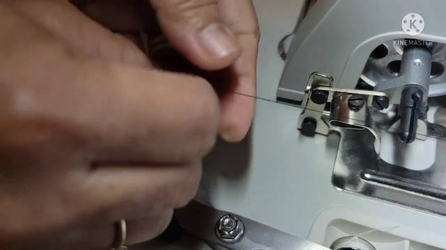 How to thread your ddl 8700-H industrial sewing machine. смотреть онлайн