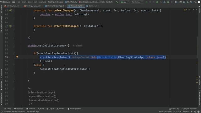 How to Make a Floating Window Application in Android? | GeeksforGeeks смотреть онлайн