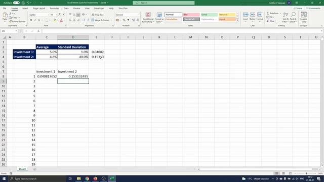 Excel Monte Carlo Simulation for Investments смотреть онлайн