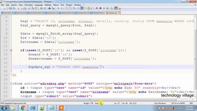 Edit MySQL Data Using PHP Form | PHP Project Tutorial Bangla : ওয়েবসাইট তৈরি смотреть онлайн