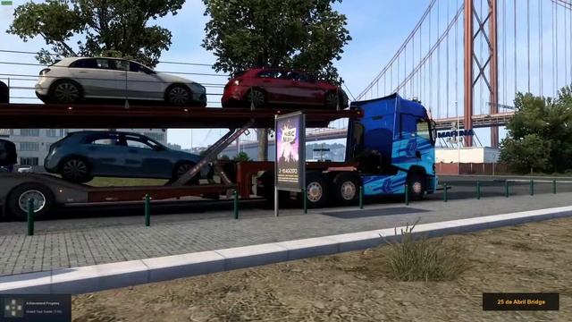 Lisboa to Coimbra - #CruisingIberia - Renault T - Euro Truck Simulator 2 1.40 смотреть онлайн