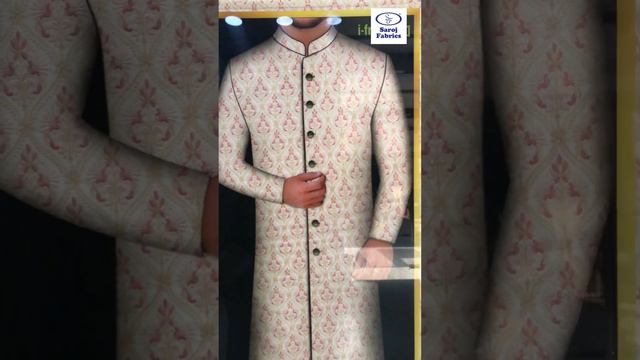 Lehenga or Sherwani Raw Silk Fabrics for Wedding for Men's and Women's | Saroj Fabrics смотреть онлайн