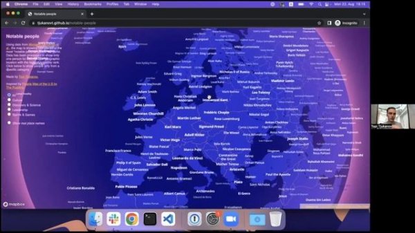 Developer Spotlight: Notable People Map with Topi Tjukanov