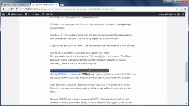 How to Add a Progress Bar in Your WordPress Posts смотреть онлайн