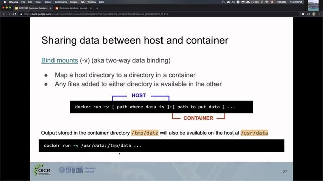 Exploring Docker Containers & Sharing Data Between Host and Docker Container смотреть онлайн