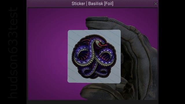 Basilisk Foil Sticker CSGO смотреть онлайн