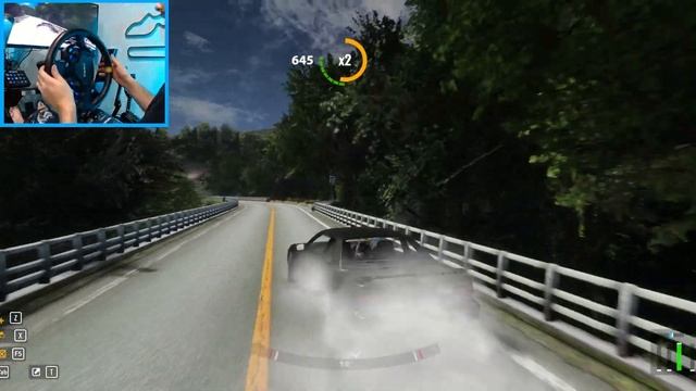 CarX new Tsukuba Fruits Line Drifting - Moza r12 - wheel gameplay смотреть онлайн