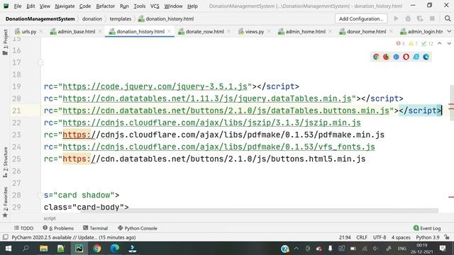 Bootstrap Datatable with export buttons , pagination and search option || HTML CSS JS смотреть онлайн