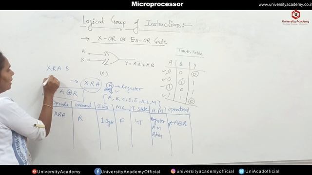 Micro19: XOR Operation | Exclusive OR operation in 8085 Microprocessor| Logical Group Instruction смотреть онлайн
