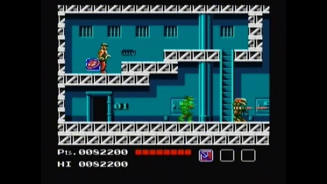 Teenage Mutant Ninja Turtles 1 NES Game genie playthrough without commentary. смотреть онлайн
