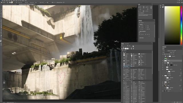 Science Fiction Planet - Photorreal 3D Concept Art Timelapse смотреть онлайн
