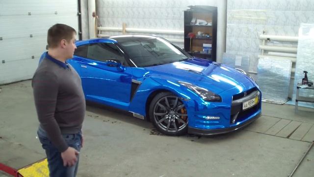 GTR в синем хроме от ХАМЕЛЕОНА. смотреть онлайн