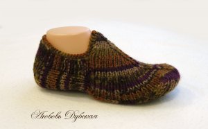 Следки без шва спицами.  Мастер класс.