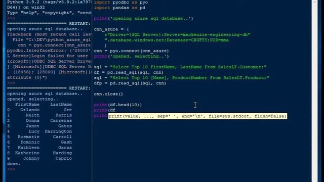 Python on Azure SQL - How to Perform CRUD and DDL on Azure Databases смотреть онлайн