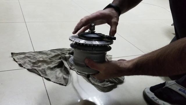 Мотор колесо Gazelle з тормозом Shimano Nexave BR-IM70-F