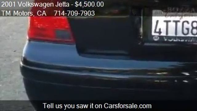 2001 Volkswagen Jetta GLS 2.0 - for sale in Anaheim, CA 9280 смотреть онлайн