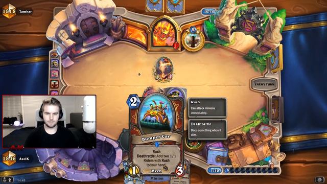Rush Warrior Deck In Legend - Forged in the Barrens - Hearthstone 2021 смотреть онлайн