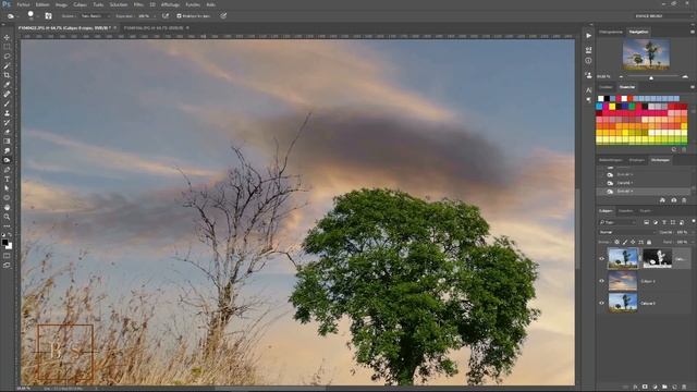 Tutoriel Photoshop CC..2015.5.... Changer Un Ciel Et Détourer Les Arbres
