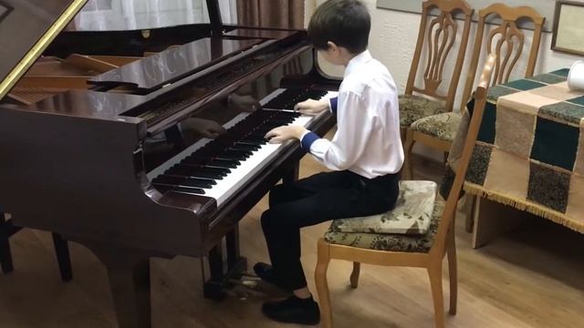 Святослав Мизев, 13 лет, Д.Д.Шостакович Прелюдия номер 18, op.34 смотреть онлайн