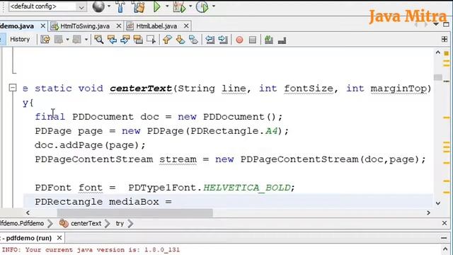 Add Center aligned text | PDFbox tutorial #8 @AmitRanjan смотреть онлайн