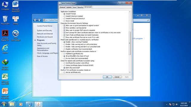 Khắc phục lỗi Failed to validate certificate. The application will not be executed với Java 8.211 смотреть онлайн