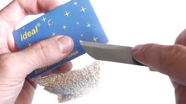 Бисер белый глазурь - Цвет 964 - Обзор смотреть онлайн