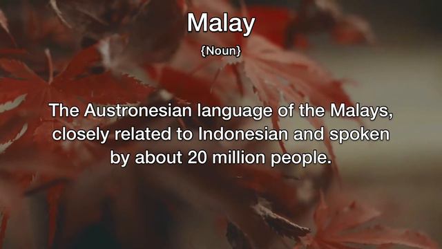 Malay Meaning | Definition of Malay смотреть онлайн
