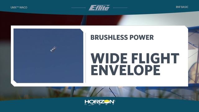 E-flite UMX WACO BL BNF Basic (original version) смотреть онлайн