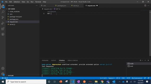 How to use Rest Client in VS-Code||Rest-Client header name must be a valid-http-token смотреть онлайн