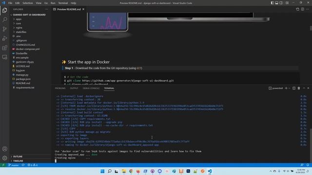 Django Soft UI - Free Dashboard with Dark Mode | AppSeed смотреть онлайн