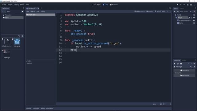 Godot Engine: 2D RPG Game Development Tutorial (EP- 1: Player Movement) смотреть онлайн