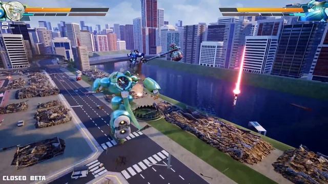 Gigantic Mechanized Robot Battles - Destroying Cities! - Override Mech City Brawl Gameplay смотреть онлайн