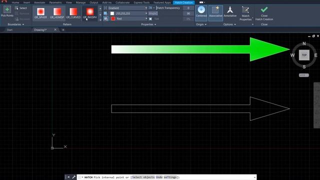 Physics & AutoCAD 2021: Draw the gradient color arrows смотреть онлайн