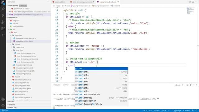[05.Directives] 06.What is Renderer2 createText and What is Renderer2 appendChild смотреть онлайн