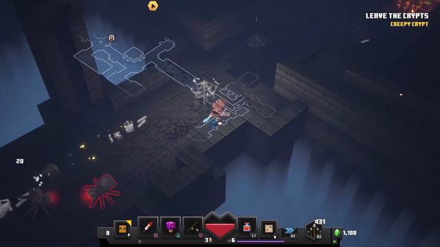 Minecraft Dungeons | PS5 | LiveStream смотреть онлайн